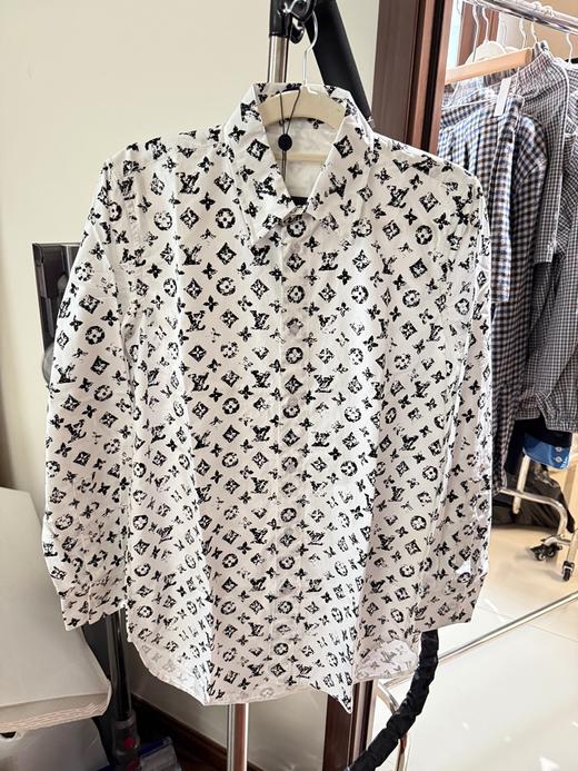 TY341 -驴家  FW25 Monogram 印花图案长袖衬衫 女款(QQ) 商品图9