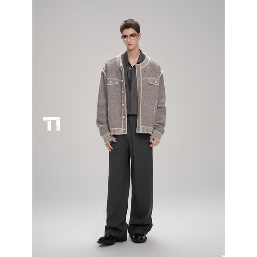 启世录TIWILLTANG“昼梦描边”桂花针香风夹克 商品图3