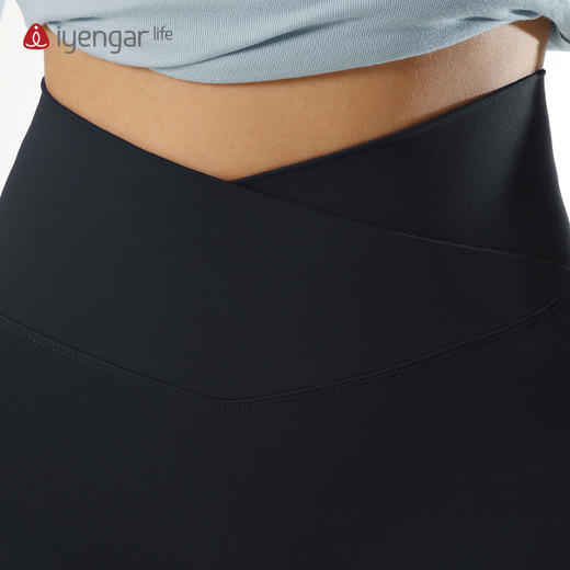 艾扬格 llife C2123 收腰瑜伽长裤高腰  交叉腰头舒适包裹  立体剪裁更显臀部曲线 商品图4