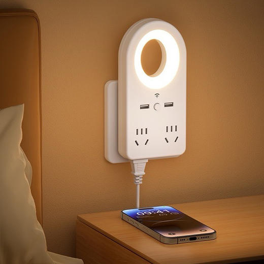 SOOKIE 智能语音小夜灯插座 语音操控 支持多设备 商品图8