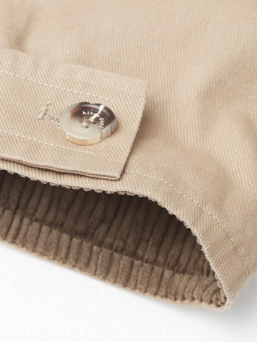 秋季新款卡其色工装风风衣外套女 宽松大口袋翻领夹克上衣 商品图4