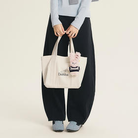 笛莎Deesha青少年小狗原创设计帆布包