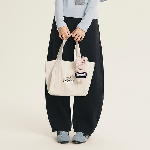 笛莎Deesha青少年小狗原创设计帆布包 商品图0