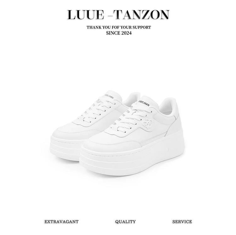 AnnAndelman厚底增高小白鞋（HC）