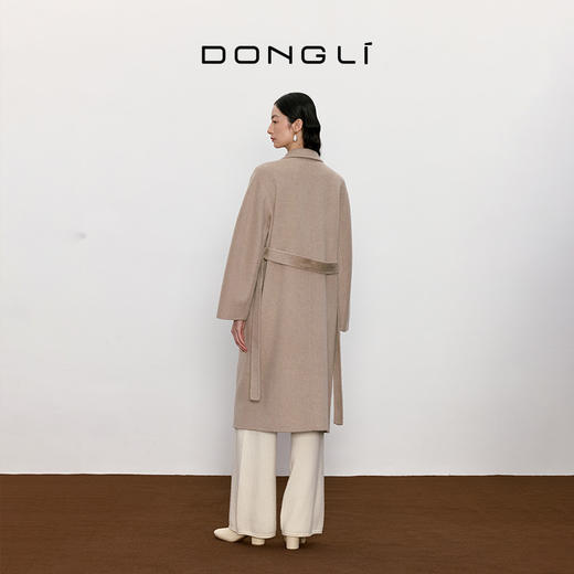 东黎 • 山羊绒女士秋冬中长款西服领宽松经典801大衣 4785 商品图8