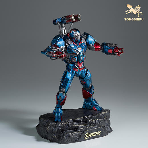 铜师傅《钢铁爱国者》漫威系列限量手办 复仇者联盟桌面铜摆件 商品图6