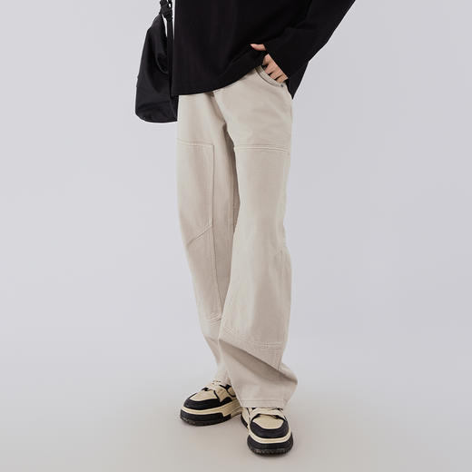 【新品上新】HX 秋季水洗弯刀牛仔长裤Z201530003101/02 商品图7