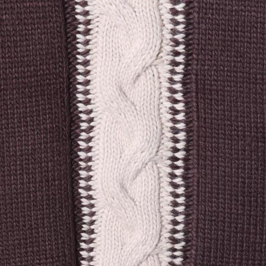 72602SDSA男士秋冬新款痞帅男装时尚撞色纽花圆领针织衫百搭套头毛衣 商品图3