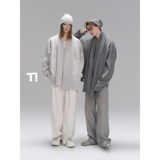 启世录TIWILLTANG“云皙绒屿”巴黎雾围巾 商品图3