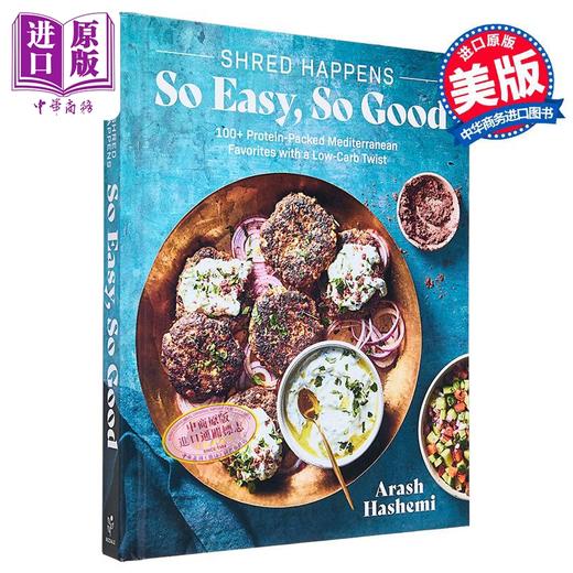【中商原版】瘦身美食 简单又美味 100多道低碳水版地中海高蛋白菜肴 Shred Happens 英文原版 Arash Hashemi 商品图0