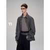 启世录TIWILLTANG“雾铂弥光”翻折袖简约衬衫 商品缩略图1