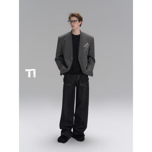 启世录TIWILLTANG“绅域闲秩”无领短款西装 商品图4