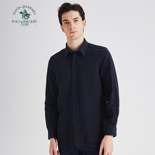 【大都会店】圣大保罗 天丝亚麻合身版长袖衬衫-PS25WH017M 商品图0