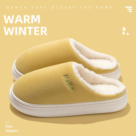 馨宜优品简织女士棉拖（36-41）（粉色-黄色-绿色）（250764-250772) 商品图3