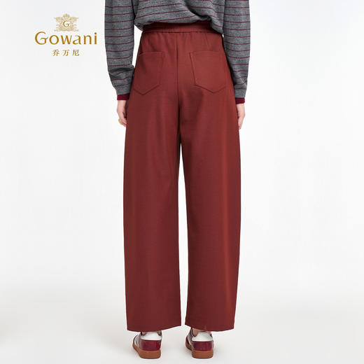 【两色可选】乔万尼2025新品休闲减龄工装直筒裤EZ3F146 商品图4