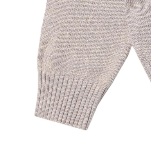 72536SDSA男士秋冬新款痞帅男装基础款复古毛衣简约纽扣翻领开衫针织衫 商品图4