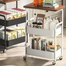 Trees&Wind移动手推车置物架\磨桌板一体成型，承重强，置物空间大