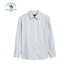 【大都会店】圣大保罗 合身小格子提花长袖衬衣合身版-PW24WH019M