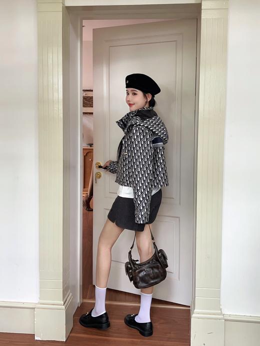 TY371-DIOR迪奥 SS23 Oblique 印花满印拉链连帽夹克 女款 蓝色（PG*MM） 商品图0