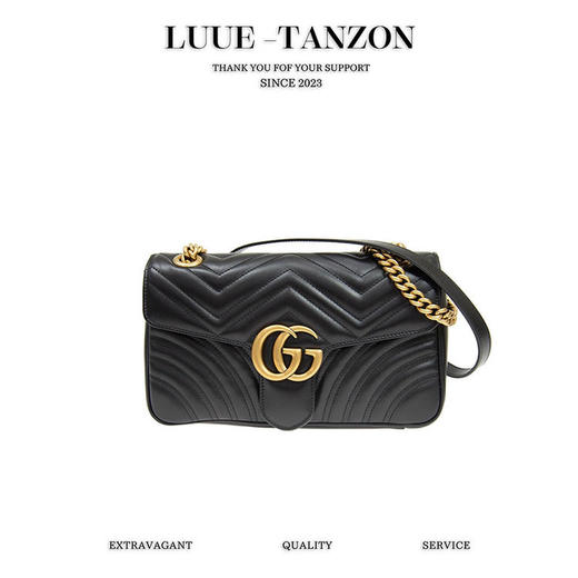 古驰-Marmont  多色多尺寸马蒙！进口正品皮，升级版复古怀旧五金！（CB） 商品图0