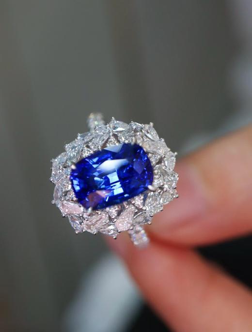 3.04ct蓝宝石戒指 商品图2