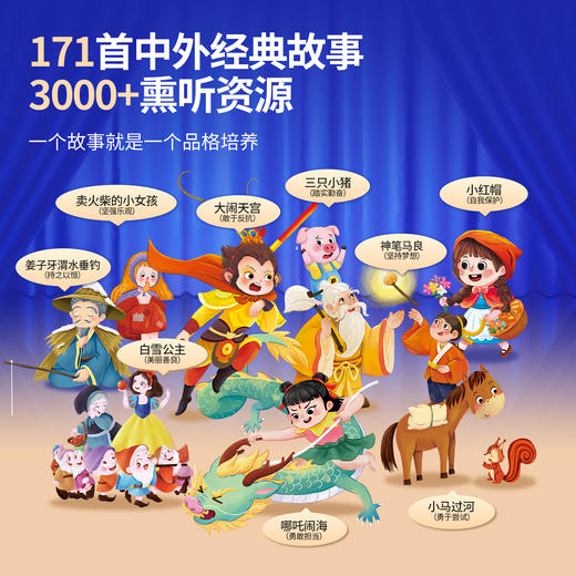 【孩悦】2025年新品会唱歌的睡前故事发声书儿童说话早教点读有声书365夜哄睡小故事大全1-2一3到6岁幼儿园亲子伴读绘本阅读宝宝婴儿益智启蒙故事读物 商品图3