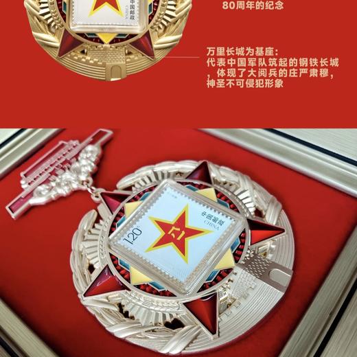 预定！80周年大阅兵纪念徽章！官方发行！拍2套包邮！ 商品图5