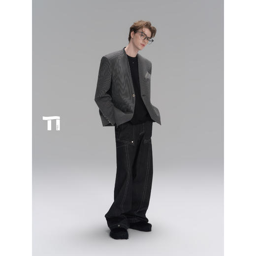 启世录TIWILLTANG“绅域闲秩”无领短款西装 商品图3