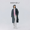 东黎 • 山羊绒女士秋冬中长款西服领宽松经典801大衣 4785 商品缩略图6