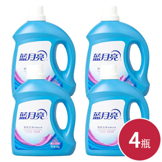 蓝月亮深层清香洗衣液3kg*4（6902022135316） 商品图0