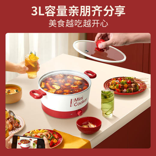 HYUNDAI 现代电煮锅  3L  QC-HHG153 商品图1