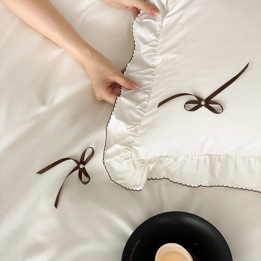 自然醒A类全棉水洗四件套-蝴蝶结AN 商品图6