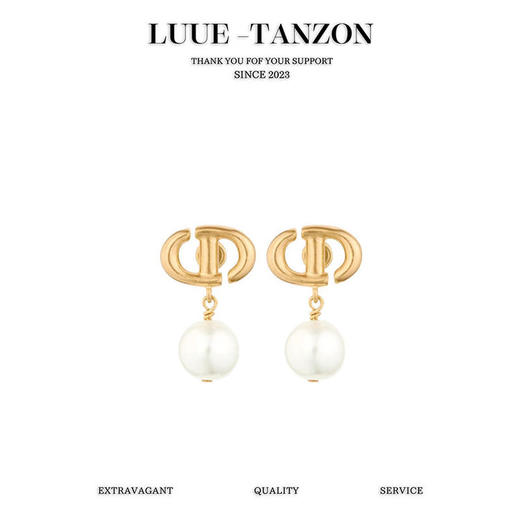 迪奥-迷你珍珠耳钉Zp一摸一样的原单货（XTY） 商品图0