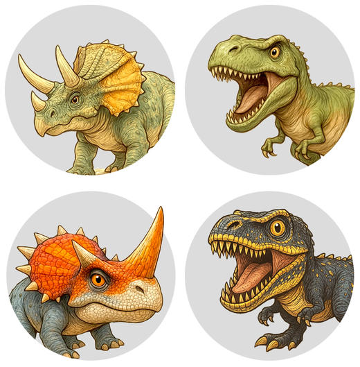 《立体幻象：小心！恐龙出没》动物创意空间【自动发货：下单后，点击手机短信中收到的链接，即可获取文件下载的链接；如有任何问题，可添加客服微信hm33268获得帮助】 商品图2