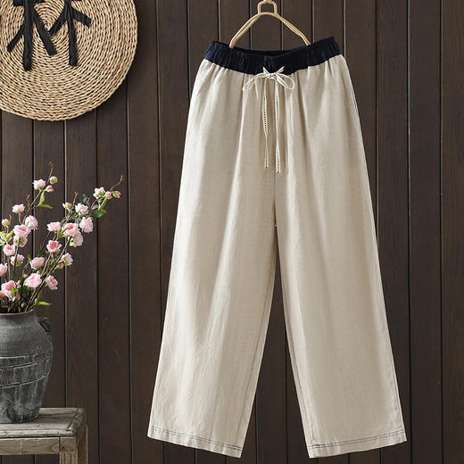 GYH 6212宽松慵懒格子款休闲裤休闲长裤 商品图3