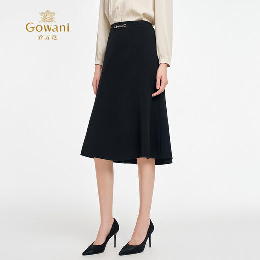 乔万尼2025秋新品优雅通勤鱼尾半身裙ED3D205 商品图2