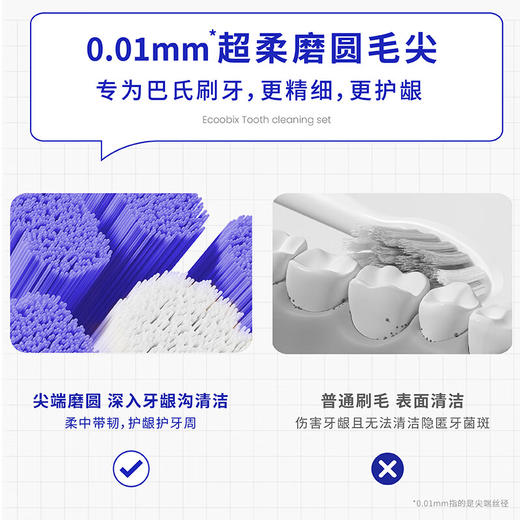 白惜巴氏刷牙法长头牙刷 1支 商品图5
