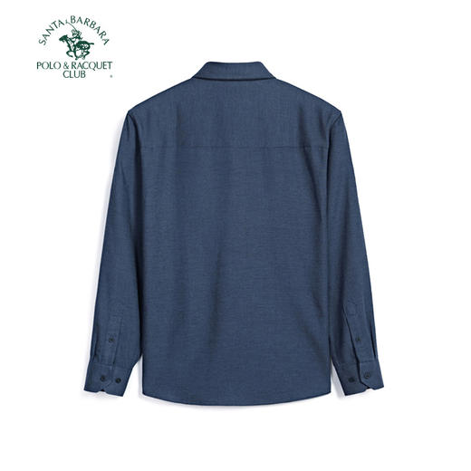 【大都会店】圣大保罗 合身小格子提花长袖衬衣合身版-PW24WH019M 商品图1