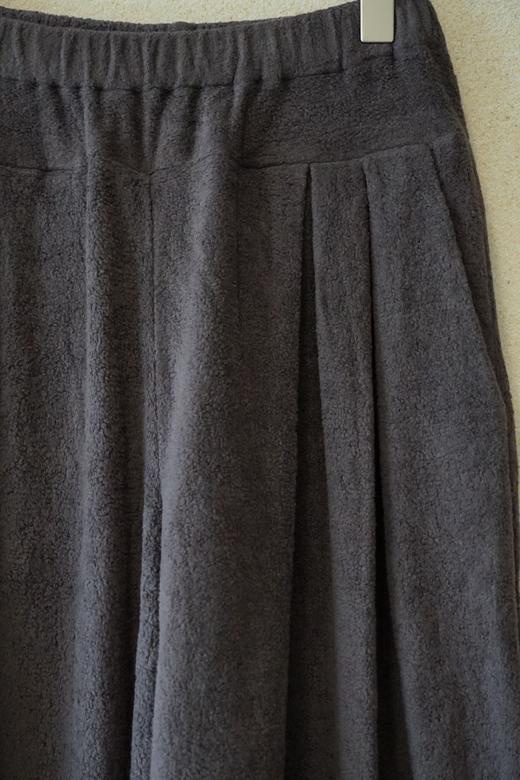 elsa esturgie石墨灰棉阔腿裤 商品图11