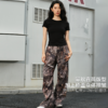 LUSHISI迷彩枫叶主题休闲直筒运动户外抗皱耐磨吸湿速干薄款长裤 商品缩略图2