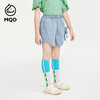 【MQD】女童夏季凉感舒适立体装饰休闲牛仔短裤 商品缩略图1
