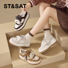 星期六通勤百搭休闲厚底板鞋SSD3112CD7