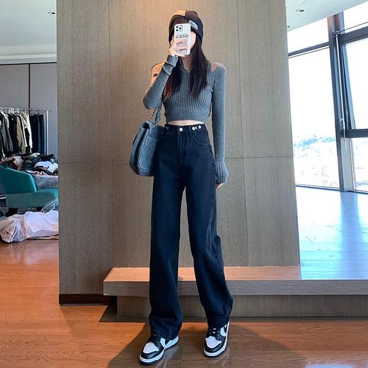 秋冬新款【喵小仟2025秋冬款牛仔裤合集】百搭不紧绷 三种长度可选 商品图2