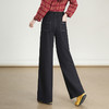 MYX窄版阔腿牛仔裤2025年秋季新款垂坠感修身显瘦直筒裤休闲长裤女裤 商品缩略图2