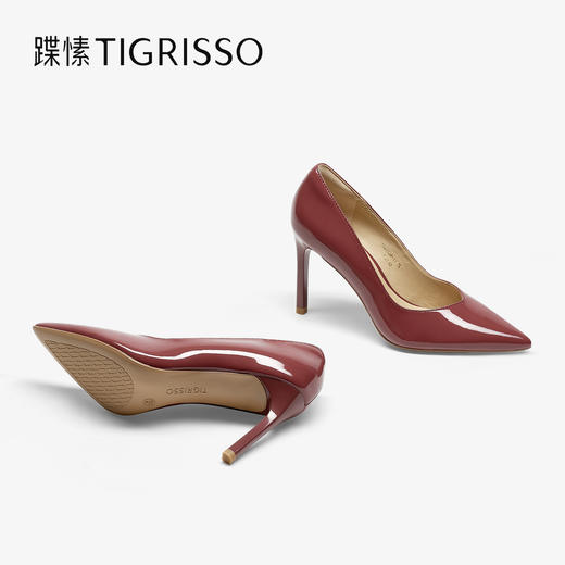 【云粉节】 BF楼蹀愫2025年秋季新款尖头豹纹气质高跟鞋9厘米浅口单鞋吊牌价1498活动价999 商品图3