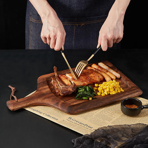 初心| 实木披萨板牛排板宝宝辅食面包板 商品图4