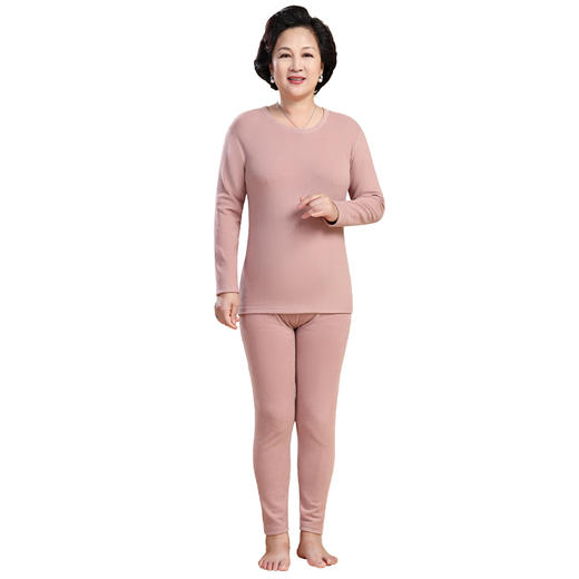 （合作款）妈妈远红外圆领德绒套装 商品图5