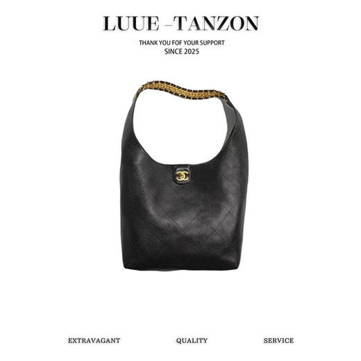 香奈儿25P新款Hoho黑金小号单肩包（HH） 商品图0