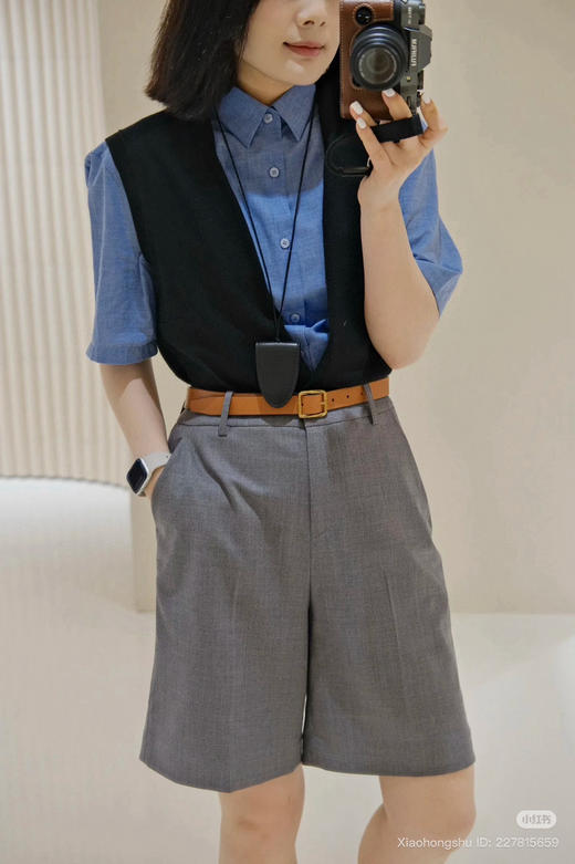 98-2 独家圆正 小禾早秋羊毛中裤 商品图7