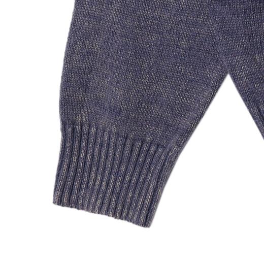 72536SDSA男士秋冬新款痞帅男装基础款复古毛衣简约纽扣翻领开衫针织衫 商品图4